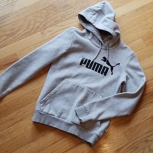 Puma hoodie gray like new